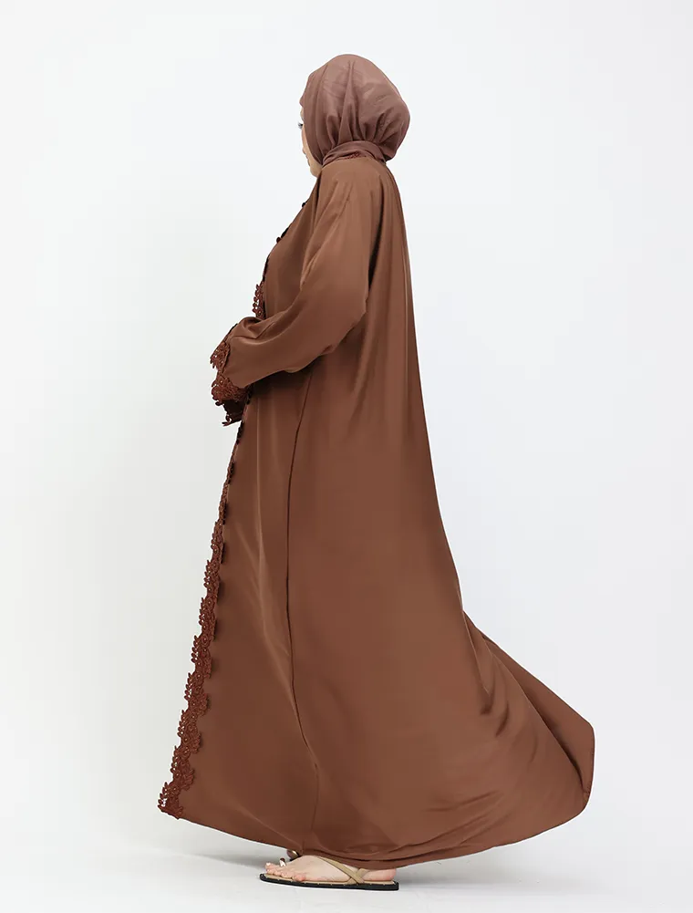 Mocha 2 Piece Amara Abaya